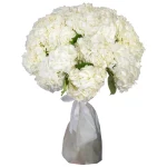 Букет из 15 белых гортензий