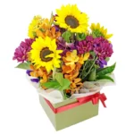 Цветы в коробке Ласковый луг